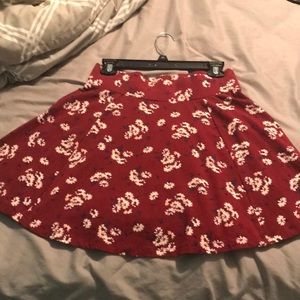 3/$25 EUC Charlotte Russe L Floral Skater Skirt
